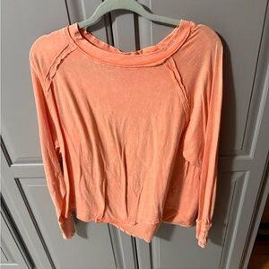 Zenana Outfitters Coral Long Sleeve Top